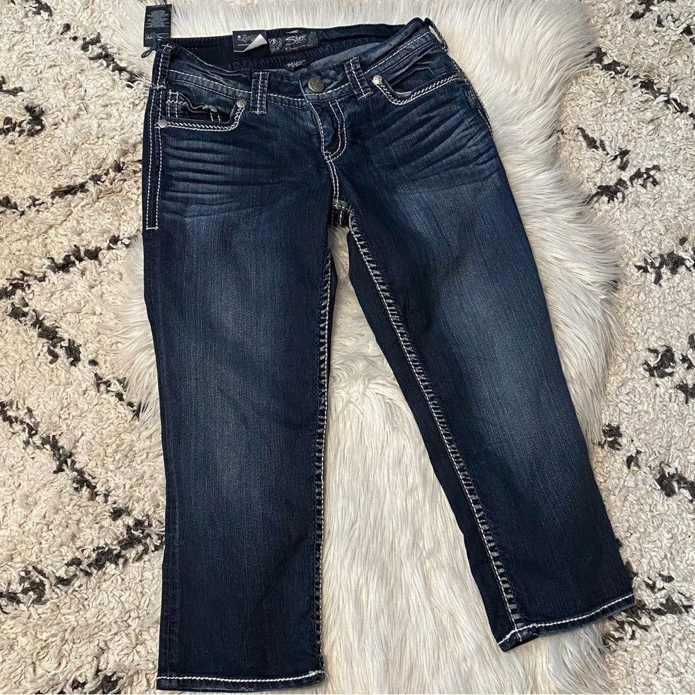 Silver Jeans Co Suki Flap Capri